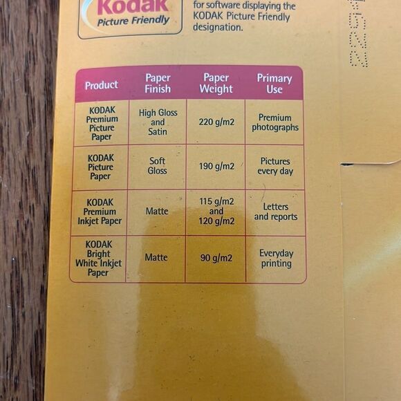 2 packs Kodak Picture Paper 4x6- 50 sheets total - Picture 6 of 7